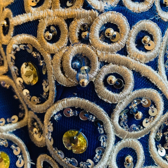 Navy blue cocktail dress - Picture 6 of 8